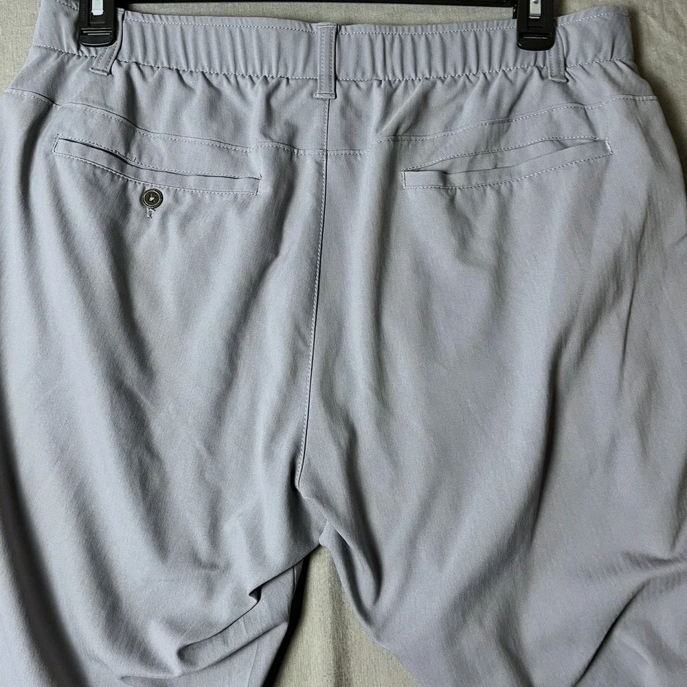 Under Armour Pants Mens 36x32 Golf Trousers Gray Herringbone EUC